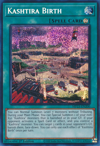 Kashtira Birth [MP23-EN200] Prismatique Secret Rare 