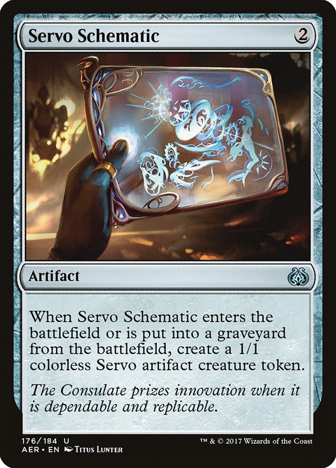 Servo Schematic [Aether Revolt] - Magic: The Gathering - Card Brawlers | Quebec | Canada |