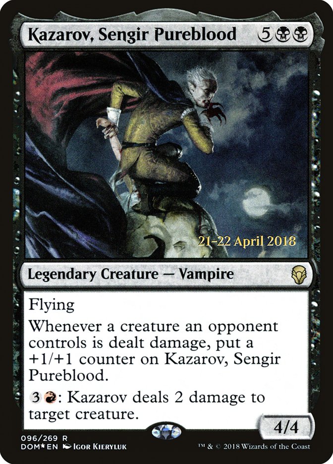 Kazarov, Sengir Pureblood [Dominaria Prerelease Promos] - Magic: The Gathering - Card Brawlers | Quebec | Canada |