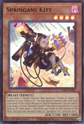 Springans Kitt [CH01-EN007] Ultra Rare - Yu-Gi-Oh! - Card Brawlers | Quebec | Canada |