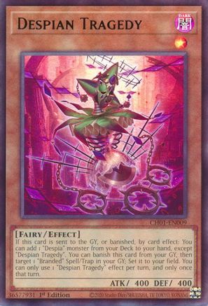 Despian Tragedy [CH01-EN009] Ultra Rare - Yu-Gi-Oh! - Card Brawlers | Quebec | Canada |