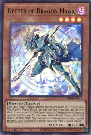 Keeper of Dragon Magic [CH01-EN018] Ultra Rare - Yu-Gi-Oh! - Card Brawlers | Quebec | Canada |
