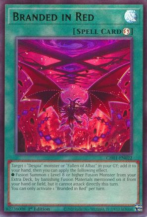 Branded in Red [CH01-EN022] Ultra Rare - Yu-Gi-Oh! - Card Brawlers | Quebec | Canada |