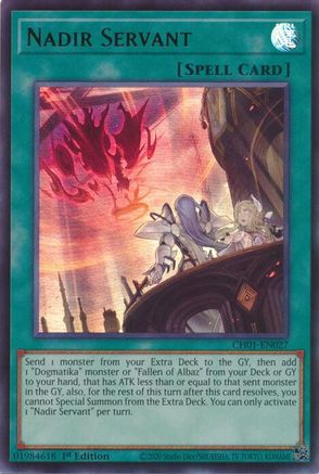 Nadir Servant [CH01-EN027] Ultra Rare - Yu-Gi-Oh! - Card Brawlers | Quebec | Canada |