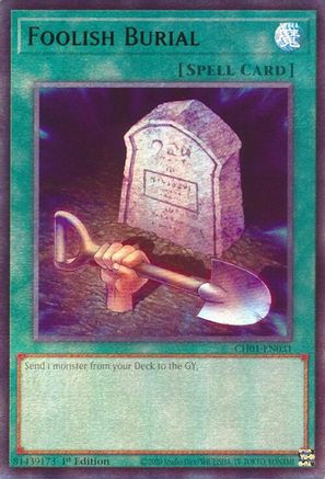 Foolish Burial [CH01-EN031] Ultra Rare - Yu-Gi-Oh! - Card Brawlers | Quebec | Canada |