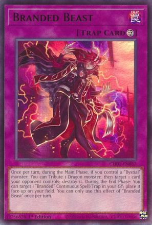 Branded Beast [CH01-EN037] Ultra Rare - Yu-Gi-Oh! - Card Brawlers | Quebec | Canada |