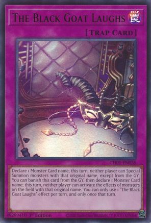 The Black Goat Laughs [CH01-EN038] Ultra Rare - Yu-Gi-Oh! - Card Brawlers | Quebec | Canada |