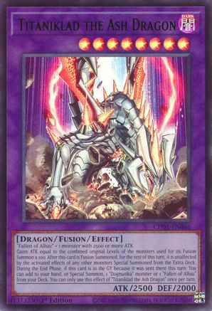 Titaniklad the Ash Dragon [CH01-EN046] Ultra Rare - Yu-Gi-Oh! - Card Brawlers | Quebec | Canada |
