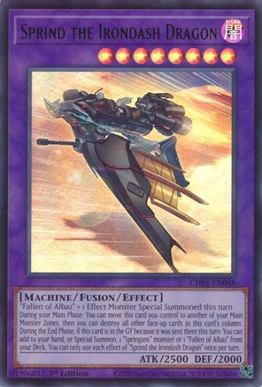 Sprind the Irondash Dragon [CH01-EN048] Ultra Rare - Yu-Gi-Oh! - Card Brawlers | Quebec | Canada |