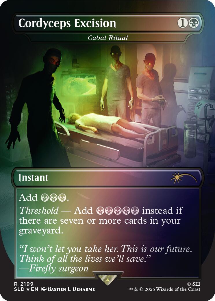 Cordyceps Excision - Cabal Ritual (Rainbow Foil) [Secret Lair Drop Series] - Magic: The Gathering - Card Brawlers | Quebec | Canada |
