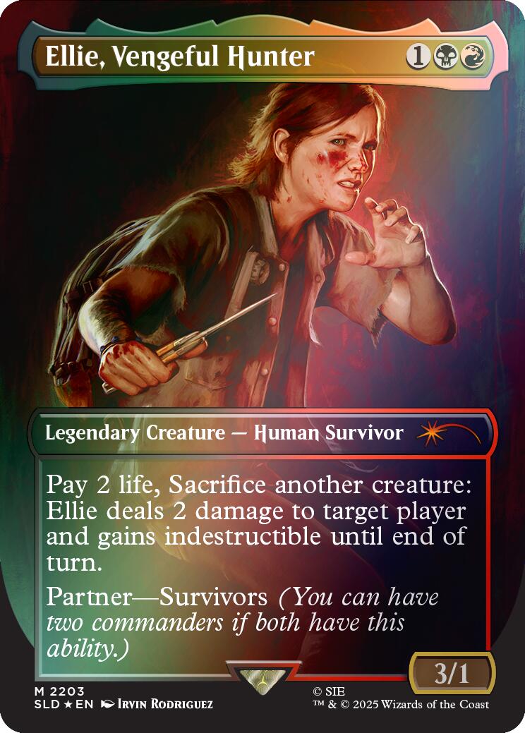 Ellie, Vengeful Hunter (Rainbow Foil) [Secret Lair Drop Series] - Magic: The Gathering - Card Brawlers | Quebec | Canada |