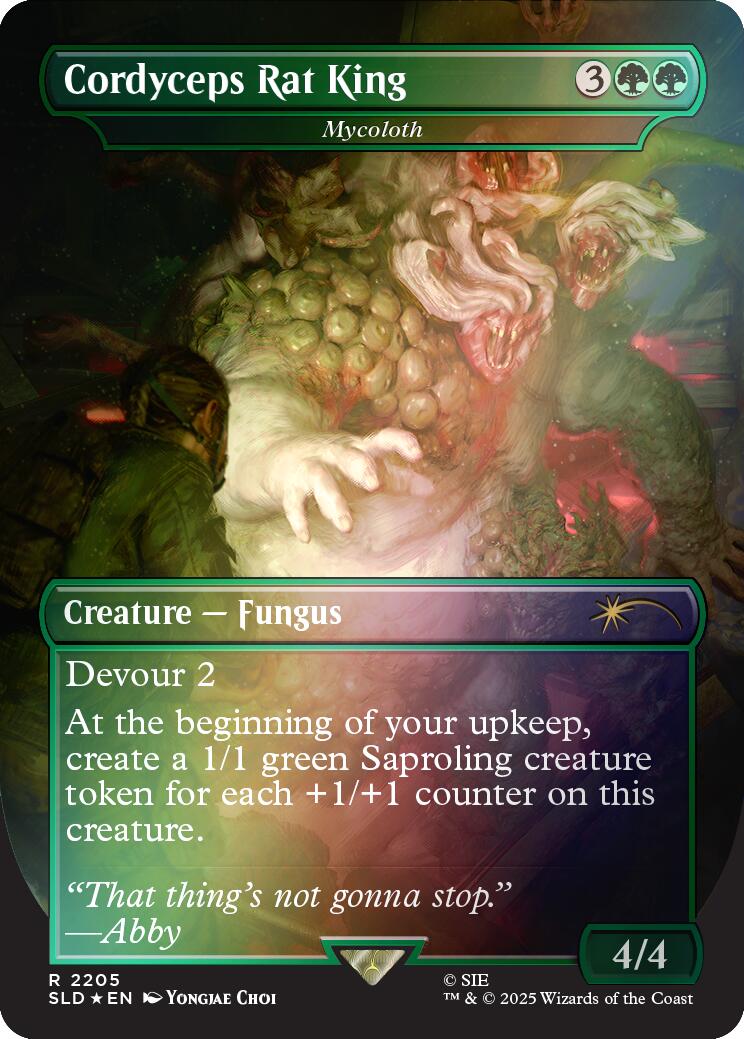 Cordyceps Rat King - Mycoloth (Rainbow Foil) [Secret Lair Drop Series] - Magic: The Gathering - Card Brawlers | Quebec | Canada |