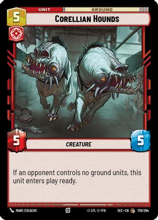 Corellian Hounds (170/264) (170/264) [Secrets of Power] - Fantasy Flight Games - Card Brawlers | Quebec | Canada |