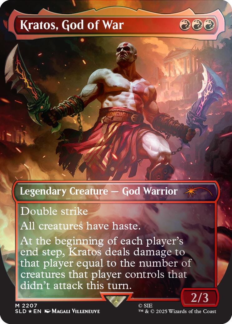 Kratos, God of War (Rainbow Foil) [Secret Lair Drop Series] - Magic: The Gathering - Card Brawlers | Quebec | Canada |