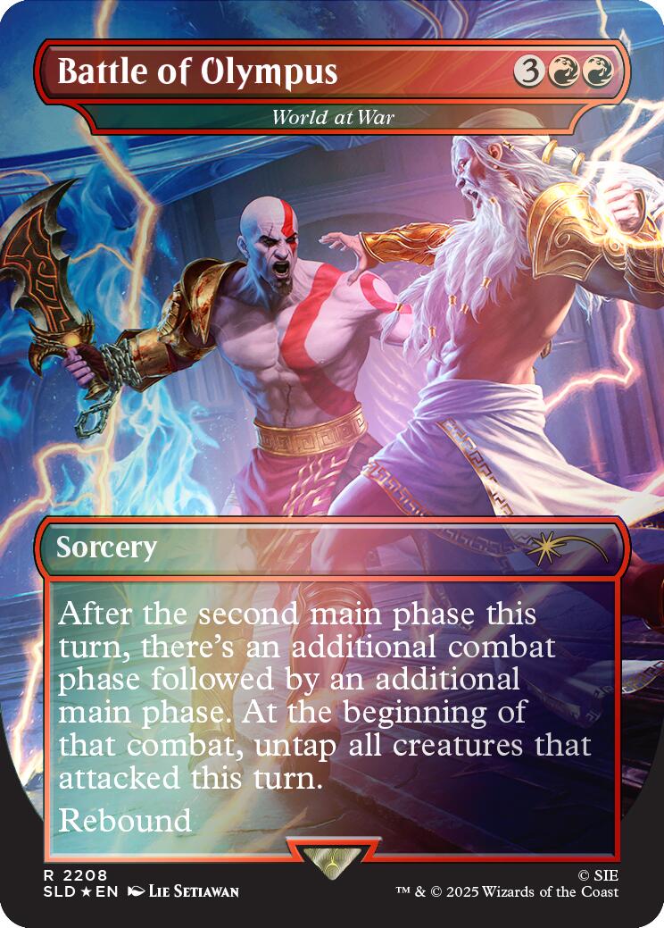Battle of Olympus - World at War (Rainbow Foil) [Secret Lair Drop Series] - Magic: The Gathering - Card Brawlers | Quebec | Canada |