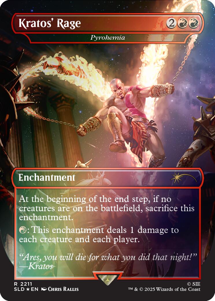 Kratos' Rage - Pyrohemia (Rainbow Foil) [Secret Lair Drop Series] - Magic: The Gathering - Card Brawlers | Quebec | Canada |