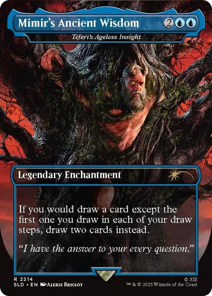 Mimir's Ancient Wisdom - Teferi's Ageless Insight [Secret Lair Drop Series] - Magic: The Gathering - Card Brawlers | Quebec | Canada |