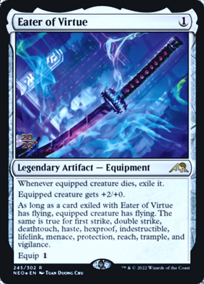 Eater of Virtue [Kamigawa: Neon Dynasty Prerelease Promos] - Magic: The Gathering - Card Brawlers | Quebec | Canada |
