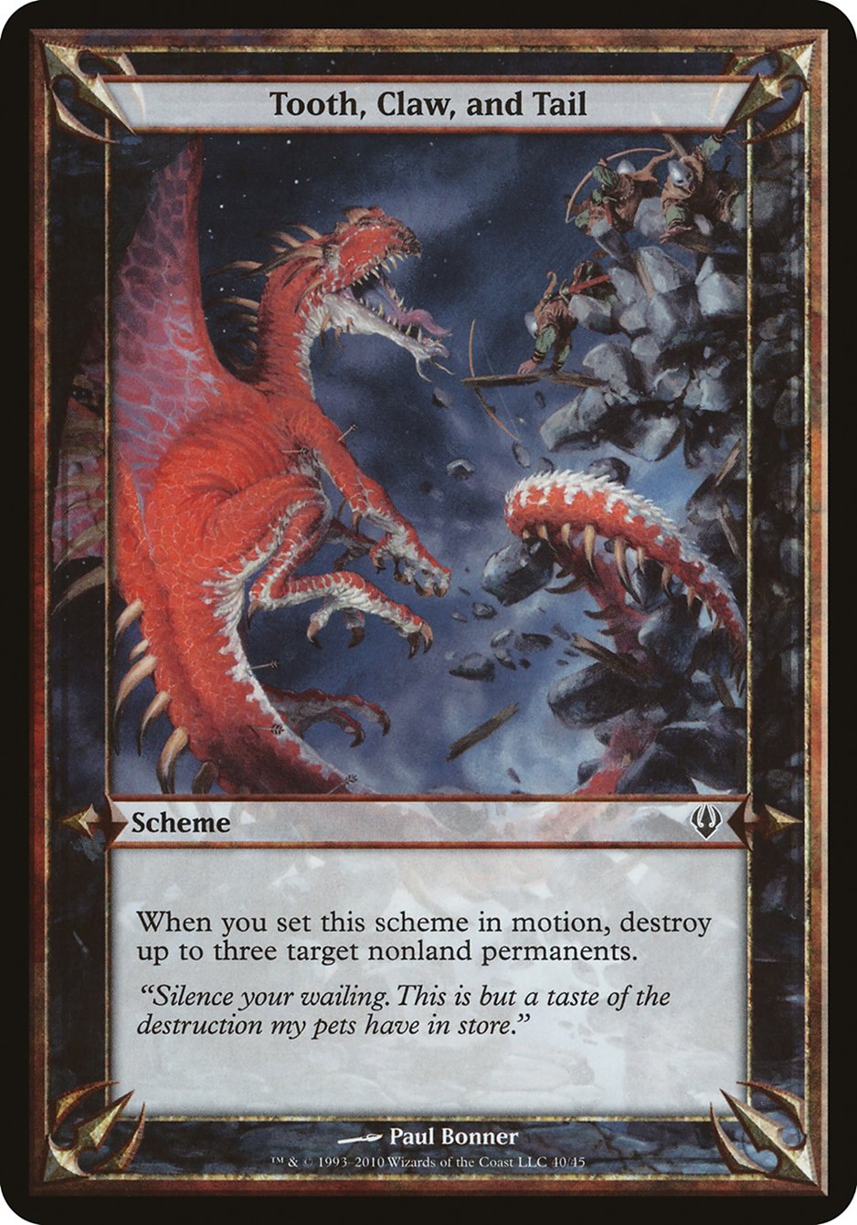 Tooth, Claw, and Tail (Schemes) [Archenemy Schemes] - Magic: The Gathering - Card Brawlers | Quebec | Canada |