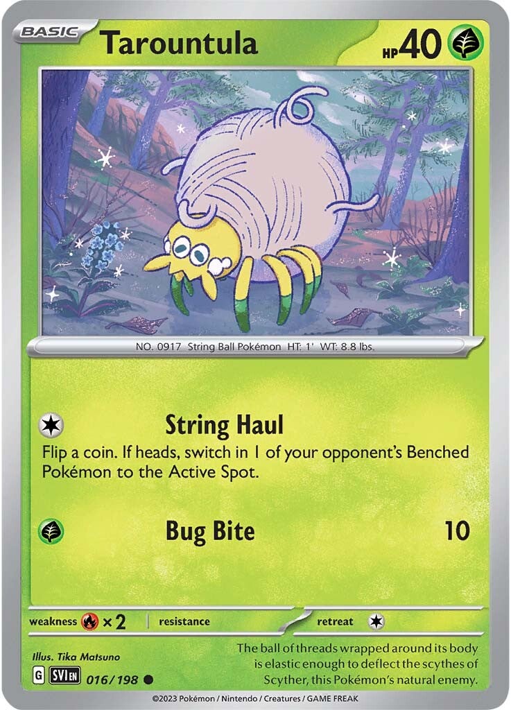 Tarountula (016/198) [Scarlet & Violet: Base Set] - Pokémon - Card Brawlers | Quebec | Canada |