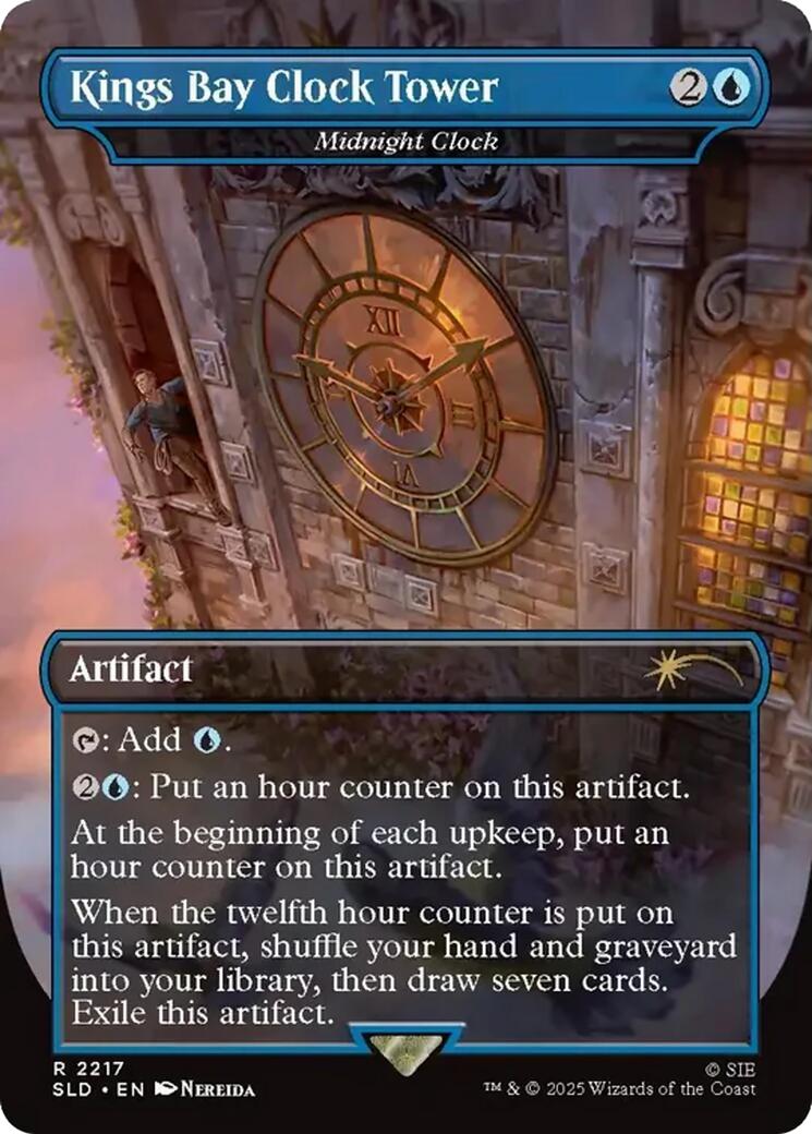 Kings Bay Clock Tower - Midnight Clock [Secret Lair Drop Series] - Magic: The Gathering - Card Brawlers | Quebec | Canada |