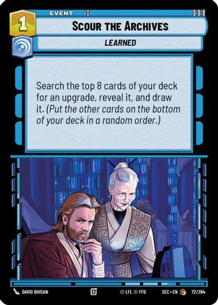 Scour the Archives (72/264) (72/264) [Secrets of Power] - Fantasy Flight Games - Card Brawlers | Quebec | Canada |