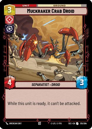 Muckraker Crab Droid (135/264) (135/264) [Secrets of Power] - Fantasy Flight Games - Card Brawlers | Quebec | Canada |