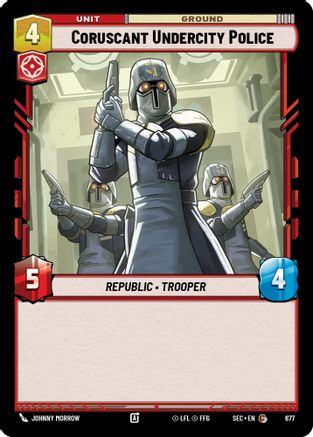 Coruscant Undercity Police (167/264) (167/264) [Secrets of Power] - Fantasy Flight Games - Card Brawlers | Quebec | Canada |