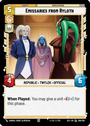 Emissaries from Ryloth (206/264) (206/264) [Secrets of Power] - Fantasy Flight Games - Card Brawlers | Quebec | Canada |