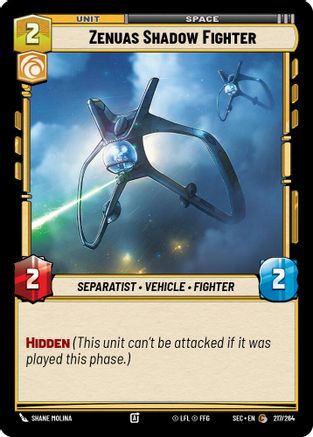 Zenuas Shadow Fighter (217/264) (217/264) [Secrets of Power] - Fantasy Flight Games - Card Brawlers | Quebec | Canada |