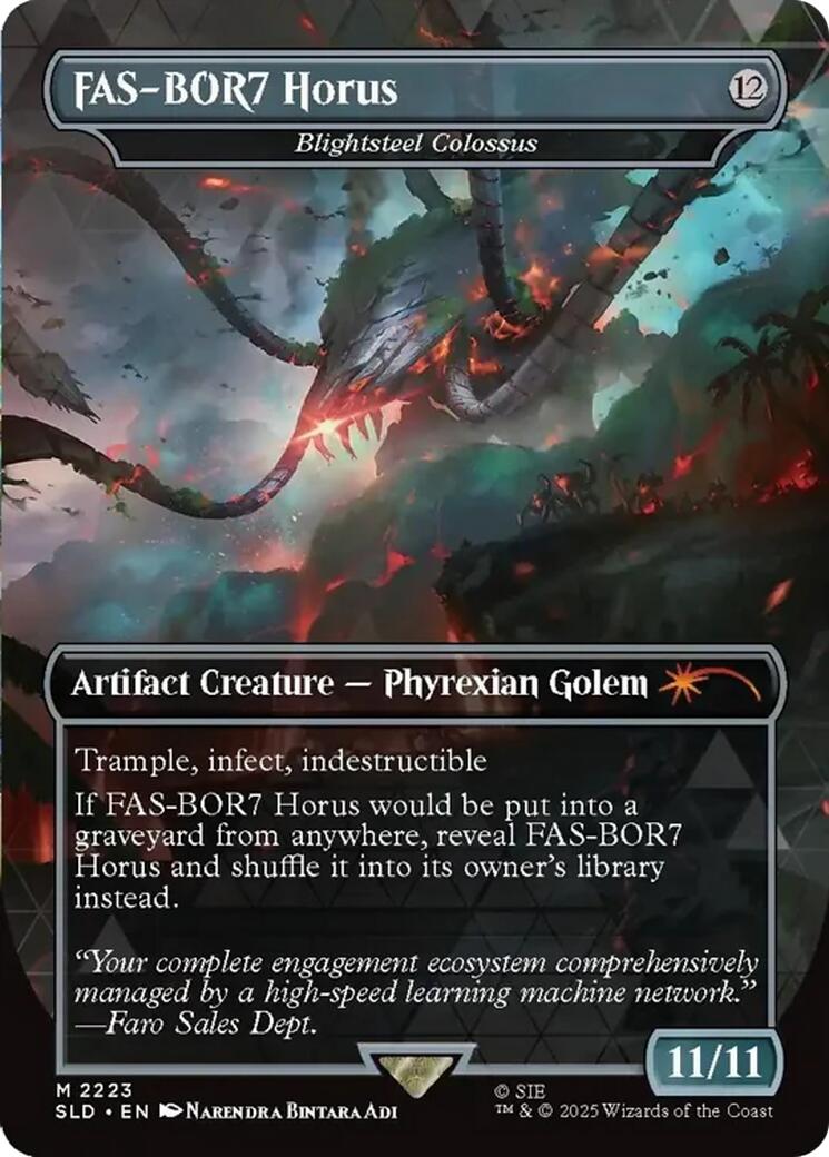 FAS-BOR7 Horus - Blightsteel Colossus [Secret Lair Drop Series] - Magic: The Gathering - Card Brawlers | Quebec | Canada |