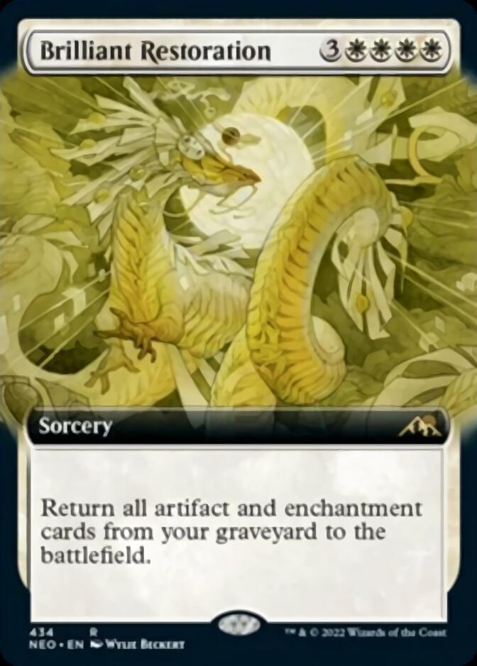 Brilliant Restoration (Extended Art) [Kamigawa: Neon Dynasty] - Magic: The Gathering - Card Brawlers | Quebec | Canada |