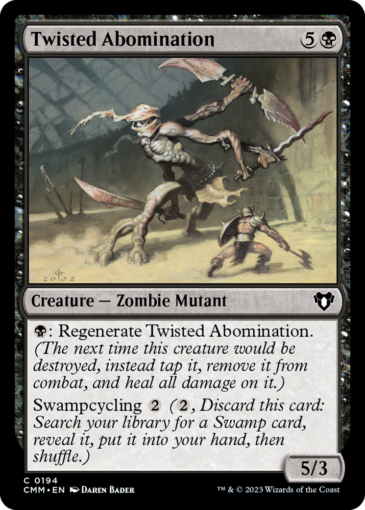 Twisted Abomination [Commander Masters] - Magic: The Gathering - Card Brawlers | Quebec | Canada |
