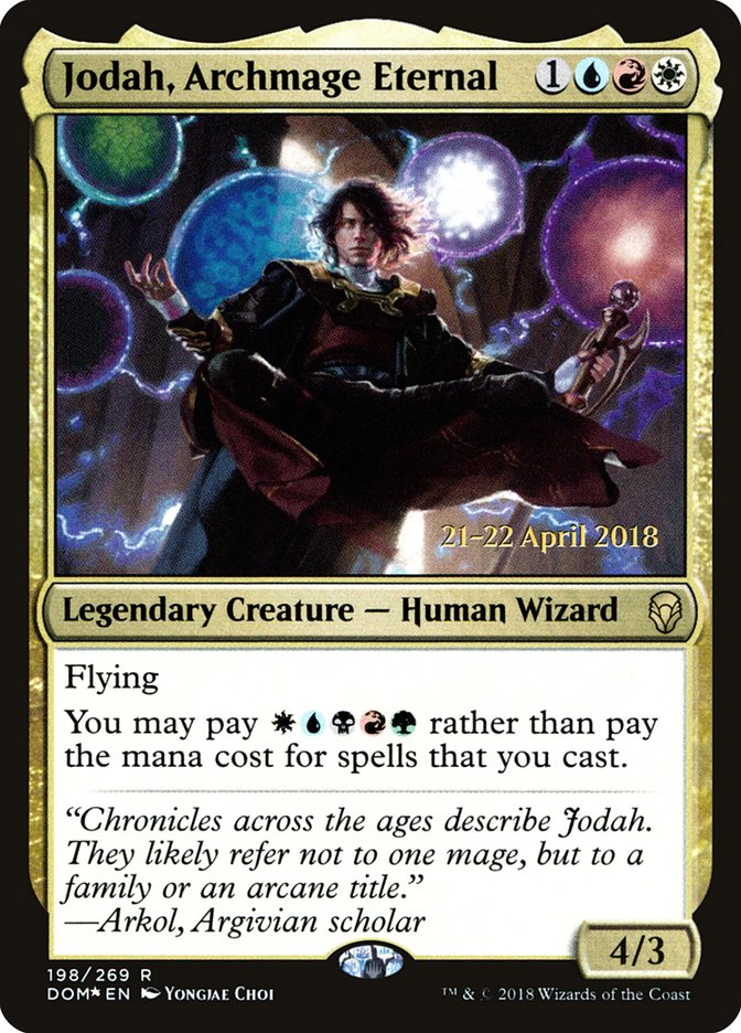 Jodah, Archmage Eternal [Dominaria Prerelease Promos] - Magic: The Gathering - Card Brawlers | Quebec | Canada |