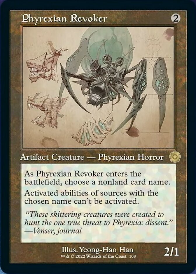 Phyrexian Revoker (Retro Schematic) [The Brothers' War Retro Artifacts] - Magic: The Gathering - Card Brawlers | Quebec | Canada |