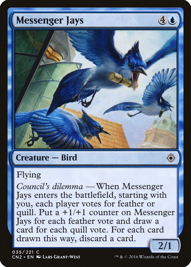 Messenger Jays [Conspiracy: Take the Crown] - Magic: The Gathering - Card Brawlers | Quebec | Canada |
