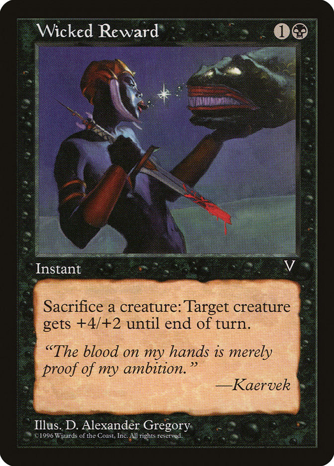 Wicked Reward [Visions] - Magic: The Gathering - Card Brawlers | Quebec | Canada |
