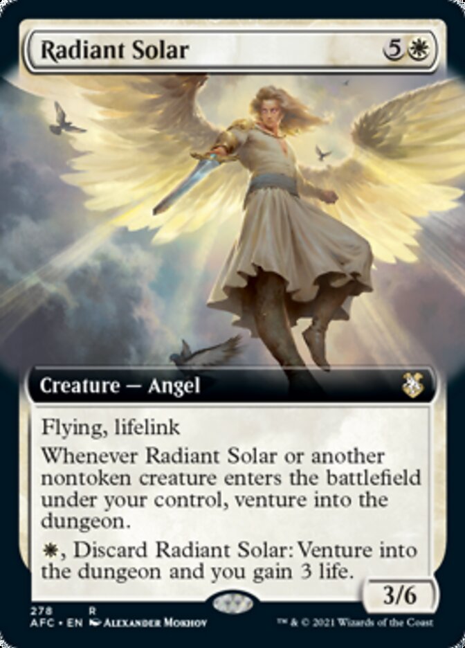 Radiant Solar (Extended Art) [Dungeons & Dragons: Adventures in the Forgotten Realms Commander] - Magic: The Gathering - Card Brawlers | Quebec | Canada |