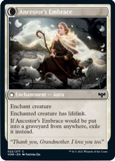 Kindly Ancestor // Ancestor's Embrace [Innistrad: Crimson Vow] - Magic: The Gathering - Card Brawlers | Quebec | Canada |