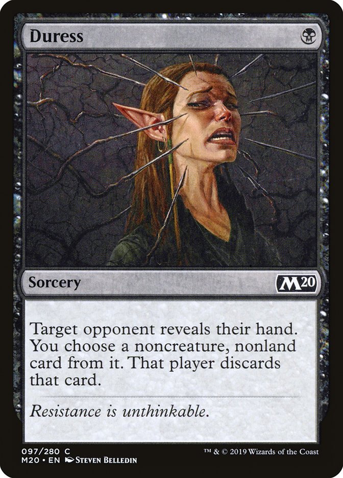 Duress [Core Set 2020] - Magic: The Gathering - Card Brawlers | Quebec | Canada |
