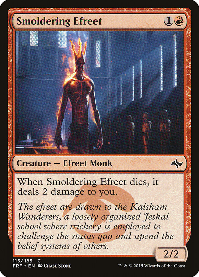 Smoldering Efreet [Fate Reforged] - Magic: The Gathering - Card Brawlers | Quebec | Canada |