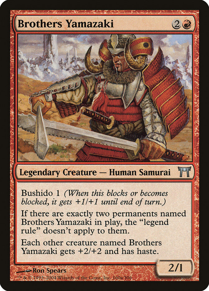 Brothers Yamazaki (160a/306) [Champions of Kamigawa] - Magic: The Gathering - Card Brawlers | Quebec | Canada |