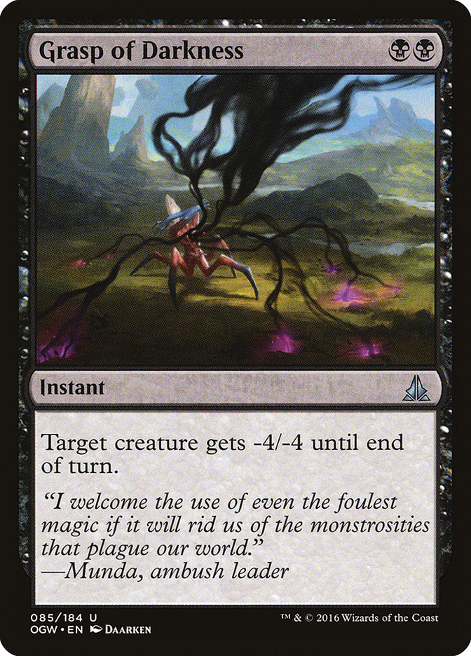 Grasp of Darkness [Oath of the Gatewatch] - Magic: The Gathering - Card Brawlers | Quebec | Canada |