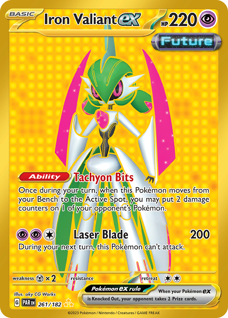 Iron Valiant ex (261/182) [Scarlet & Violet: Paradox Rift] - Pokémon - Card Brawlers | Quebec | Canada |