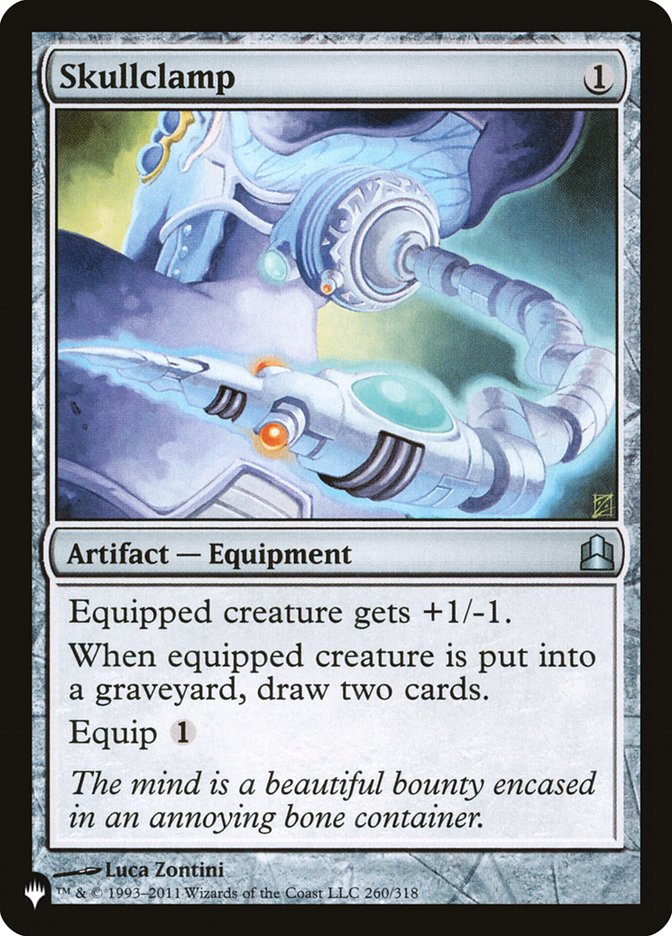 Skullclamp [The List] - Magic: The Gathering - Card Brawlers | Quebec | Canada |