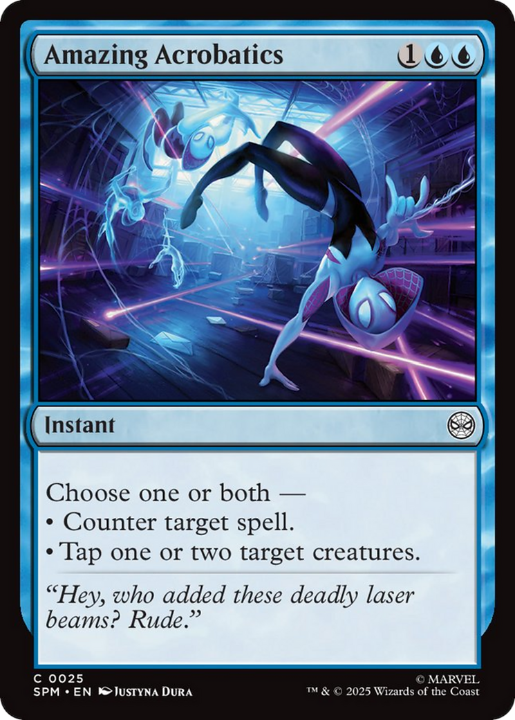 Amazing Acrobatics [Marvel's Spider-Man] - Magic: The Gathering - Card Brawlers | Quebec | Canada |