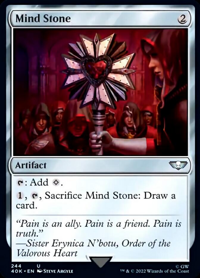 Mind Stone (244) (Surge Foil) [Warhammer 40,000] - Magic: The Gathering - Card Brawlers | Quebec | Canada |