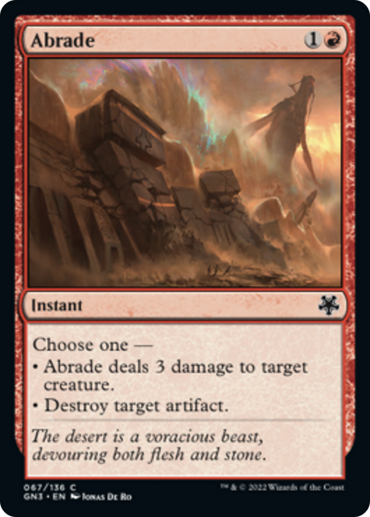 Abrade [Game Night: Free-for-All] - Magic: The Gathering - Card Brawlers | Quebec | Canada |