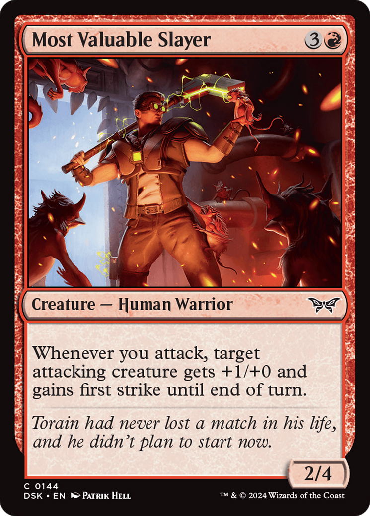 Most Valuable Slayer [Duskmourn: House of Horror] - Magic: The Gathering - Card Brawlers | Quebec | Canada |
