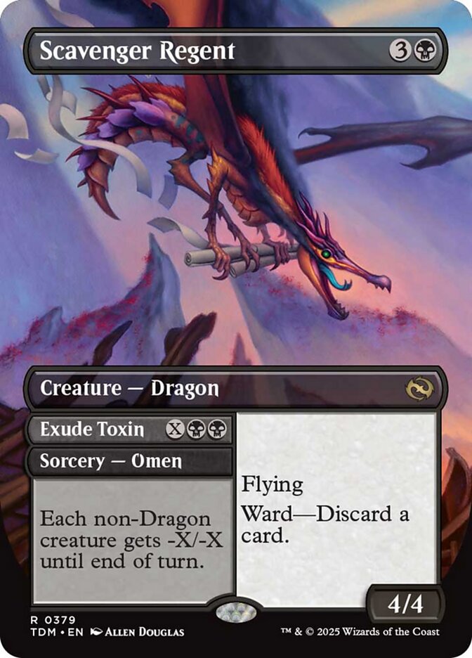 Scavenger Regent (Borderless) [Tarkir: Dragonstorm] - Magic: The Gathering - Card Brawlers | Quebec | Canada |